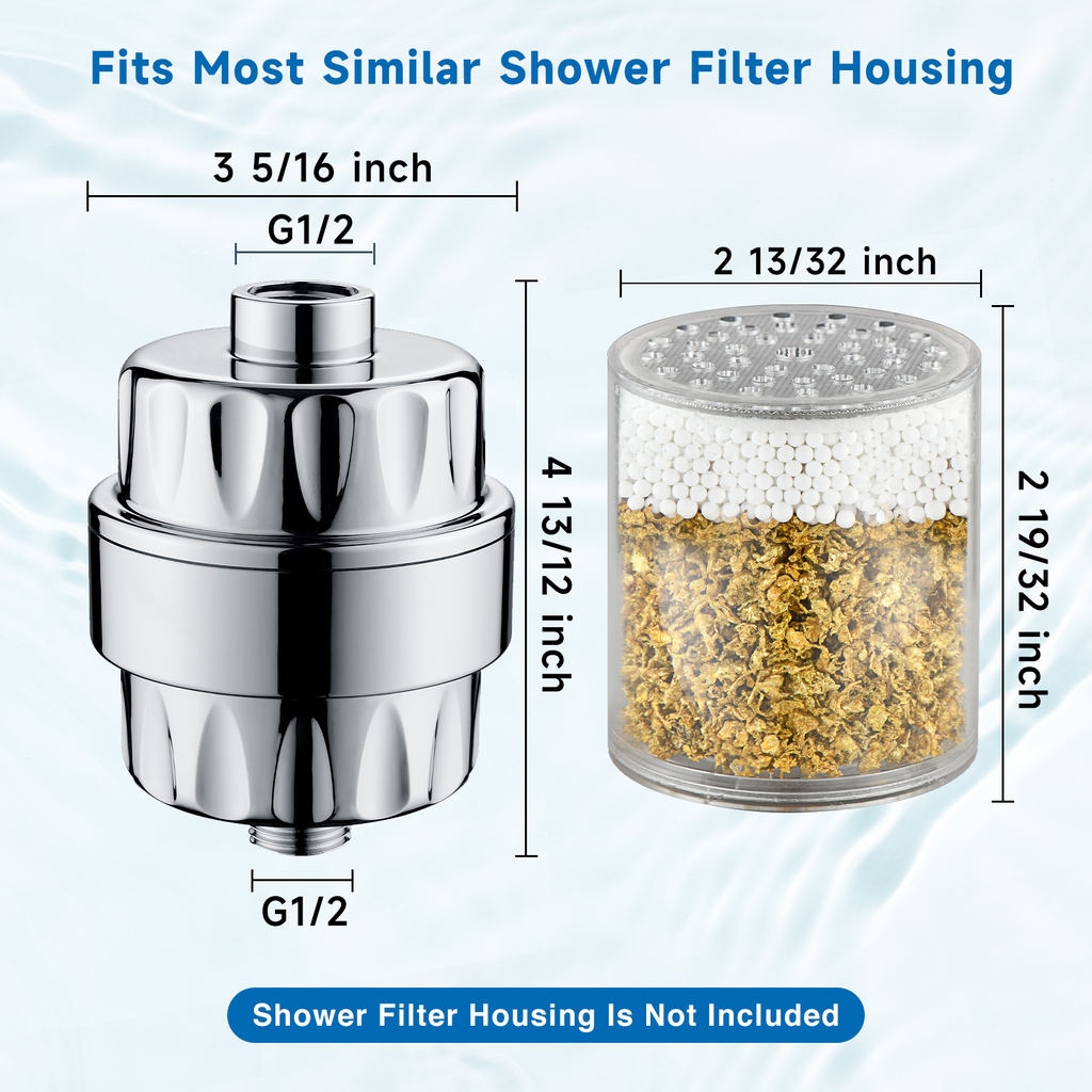 Replacement Shower Filter Cartridge for BRIGHT SHOWERS