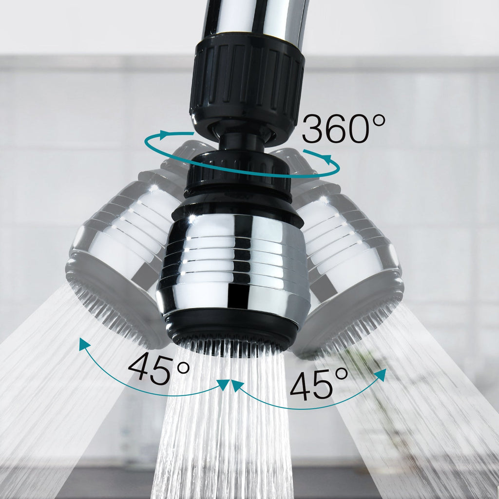 Kitchen Faucet Spray Aerator,1.5 GPM 360 Degree Rotatable Hand Sprayer 2pcs