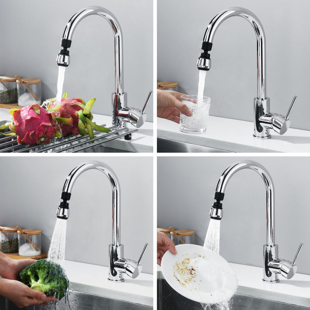 Kitchen Faucet Spray Aerator,1.5 GPM 360 Degree Rotatable Hand Sprayer 2pcs