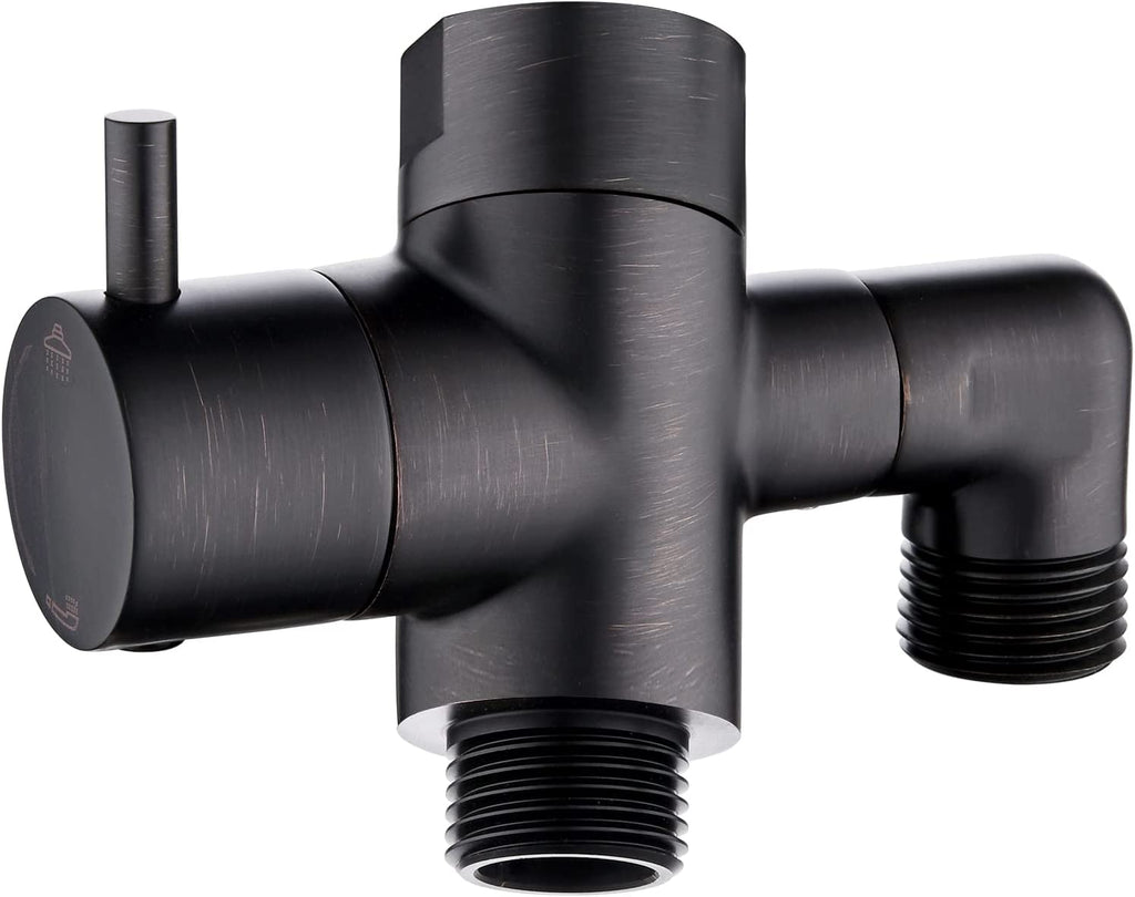 Brass Shower Arm Diverter Valve, 3-Way Shower Head Diverter Valve