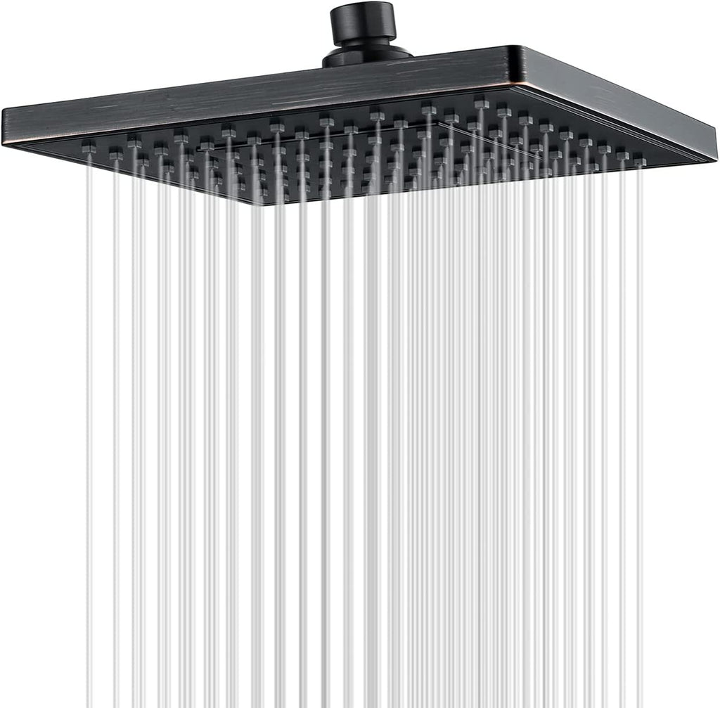8 Inch Rainfall Shower Head with Angle Adjustable