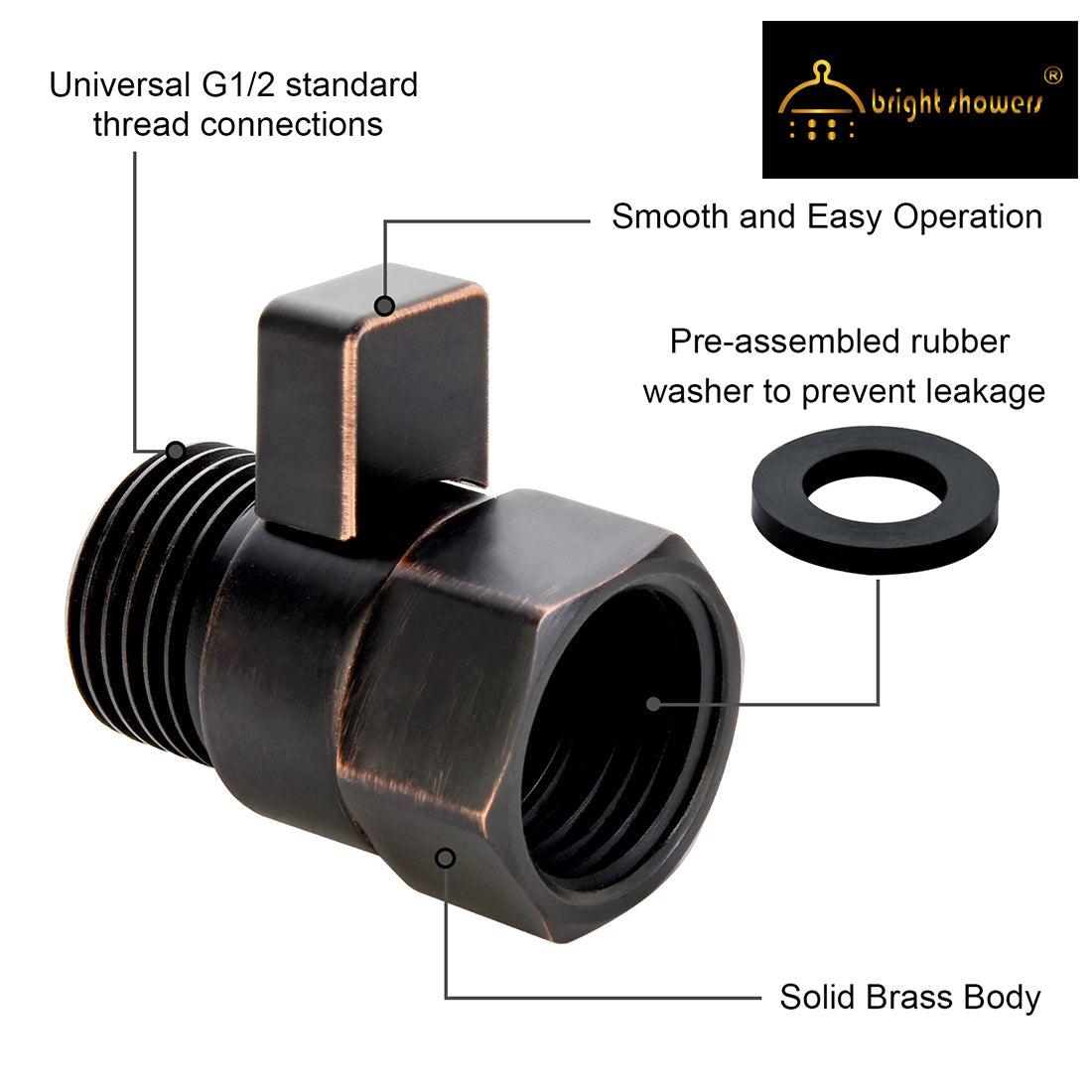 Water Flow Control Valve-Flow Regulator Water-Saver Volume