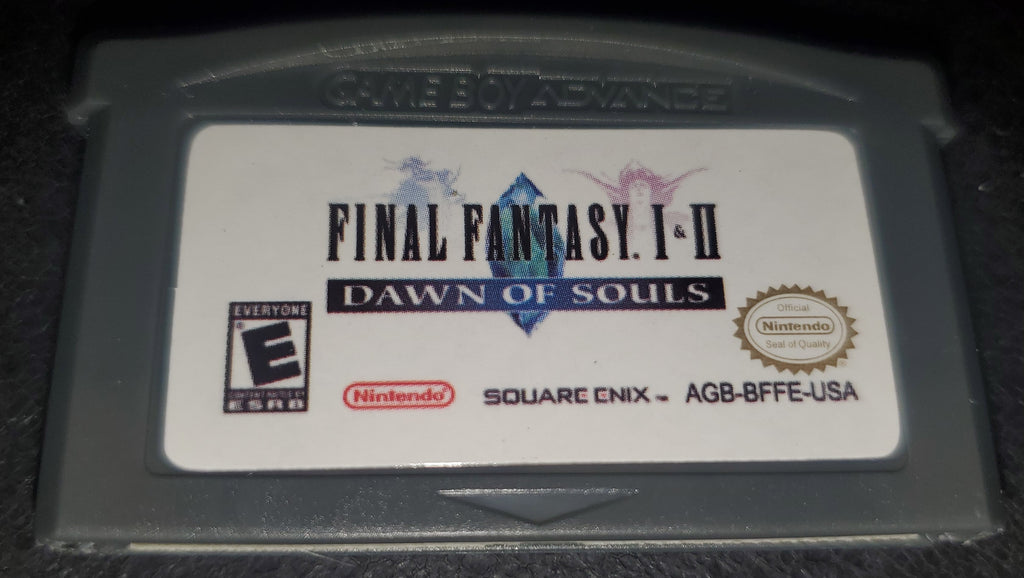 Final Fantasy 1 & 2 Dawn of Souls GBA Video Game Boy Advance Nintendo 2004