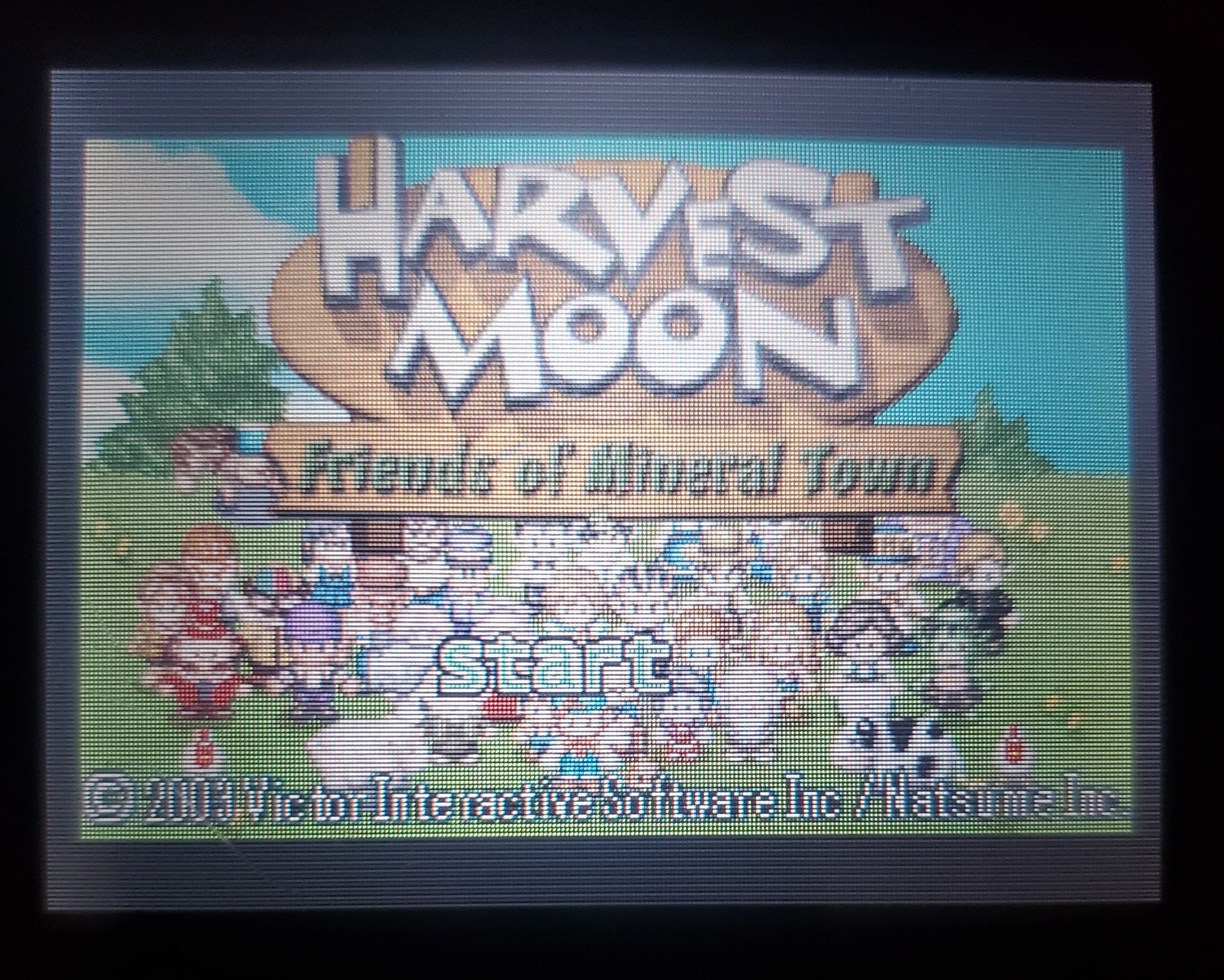 Harvest Moon Friends of Mineral Town GBA Video Game Boy Advance 2003