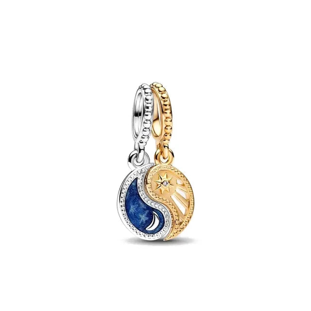 2025 European 925 Silver SisterHot Air Balloon Bee Charm Fit Original Bracelet Jewelry slinky dog Pendant Bead Ginger cat Dangle