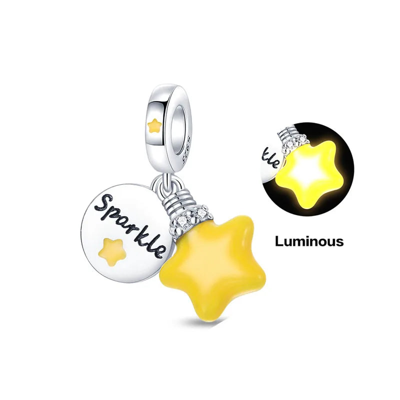 2025 European 925 Silver SisterHot Air Balloon Bee Charm Fit Original Bracelet Jewelry slinky dog Pendant Bead Ginger cat Dangle