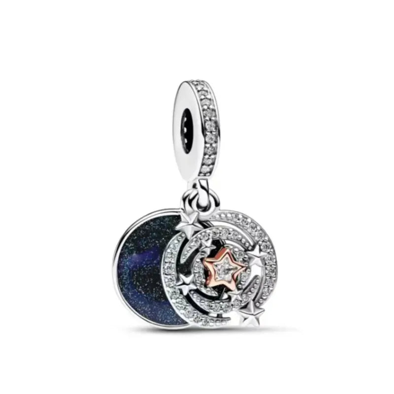 2025 European 925 Silver SisterHot Air Balloon Bee Charm Fit Original Bracelet Jewelry slinky dog Pendant Bead Ginger cat Dangle