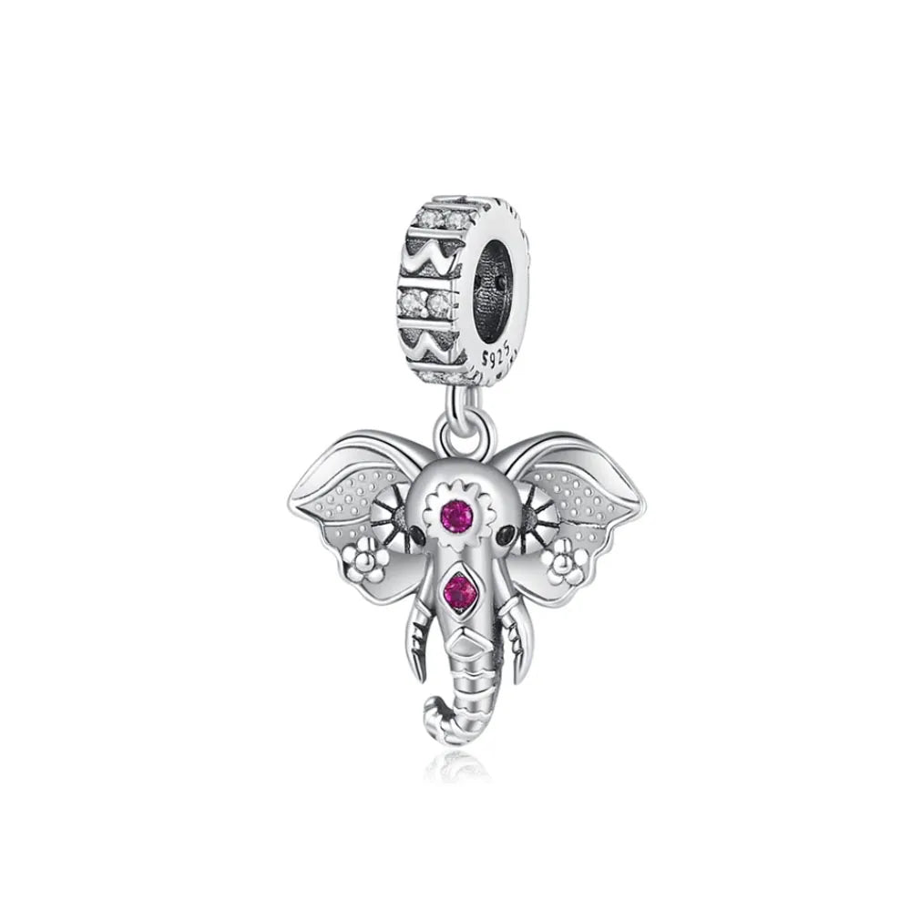 2025 European 925 Silver SisterHot Air Balloon Bee Charm Fit Original Bracelet Jewelry slinky dog Pendant Bead Ginger cat Dangle