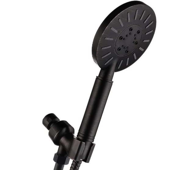 High Pressure Handheld Shower Head with Hose and Adjustable Shower Arm Mount