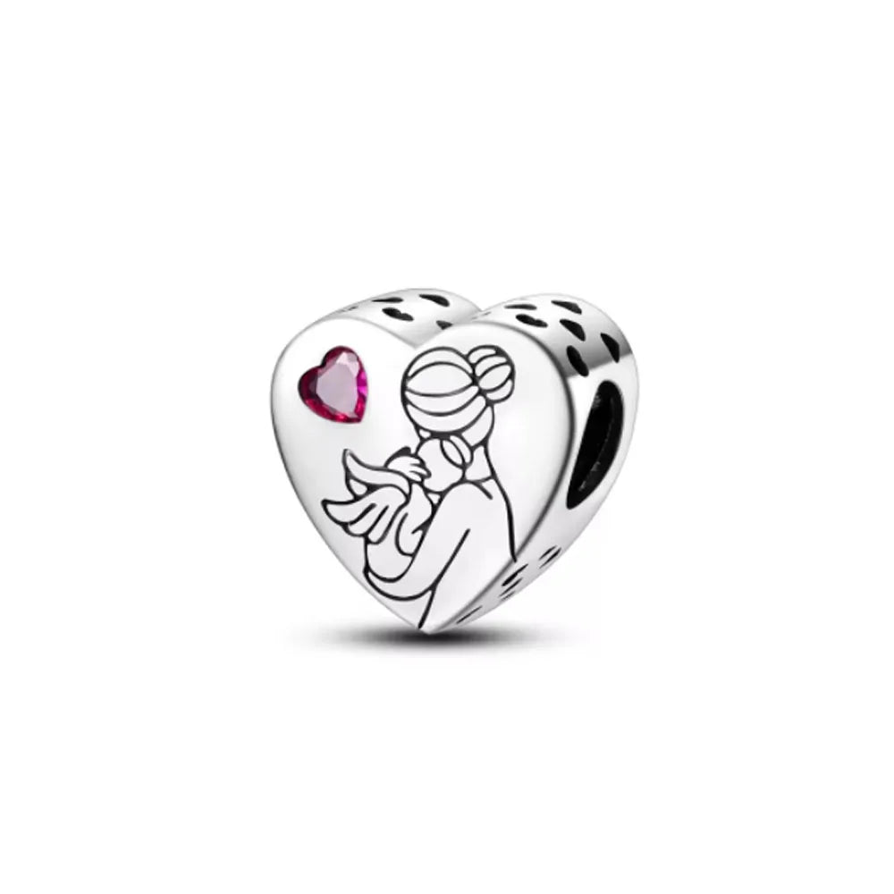 2025 European 925 Silver SisterHot Air Balloon Bee Charm Fit Original Bracelet Jewelry slinky dog Pendant Bead Ginger cat Dangle