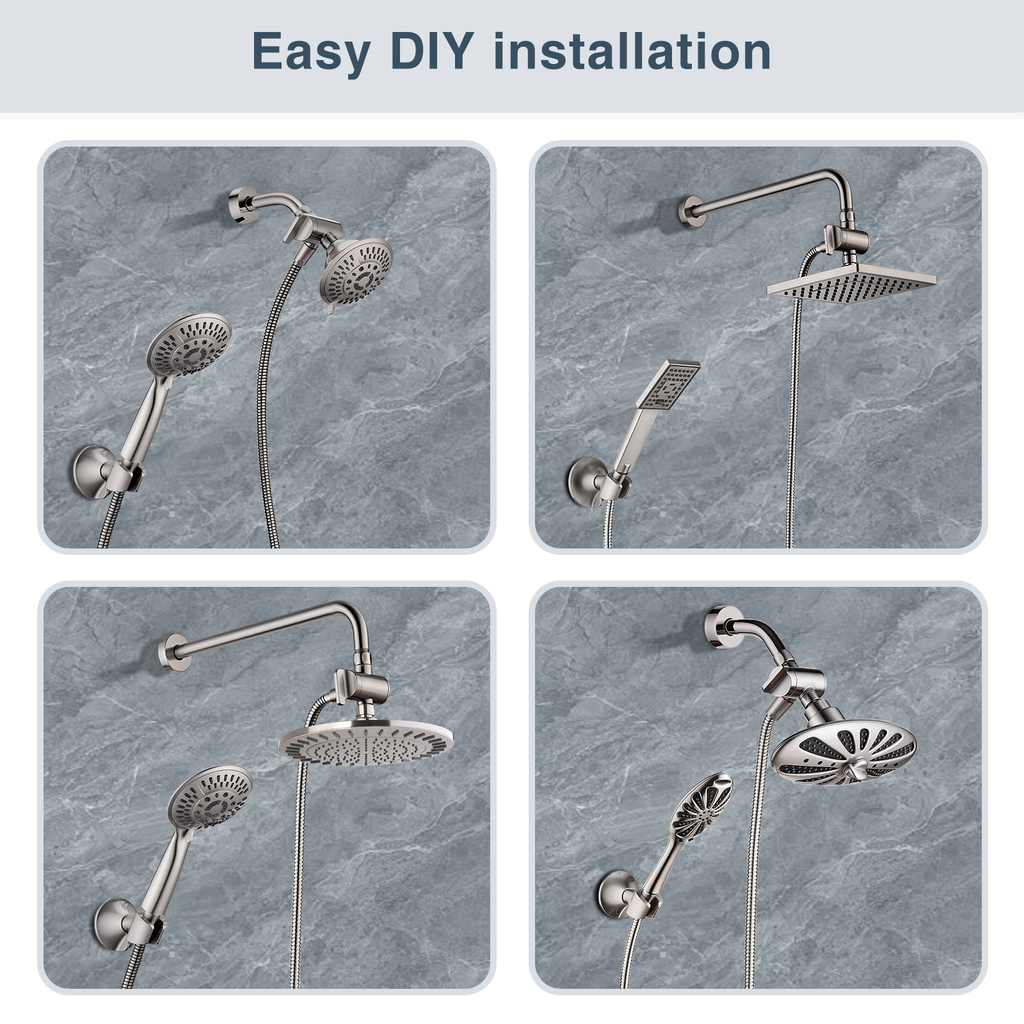 3-Way Shower Head Diverter Valve-Shower Arm Diverter