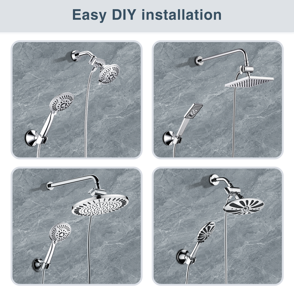 3-Way Shower Head Diverter Valve-Shower Arm Diverter