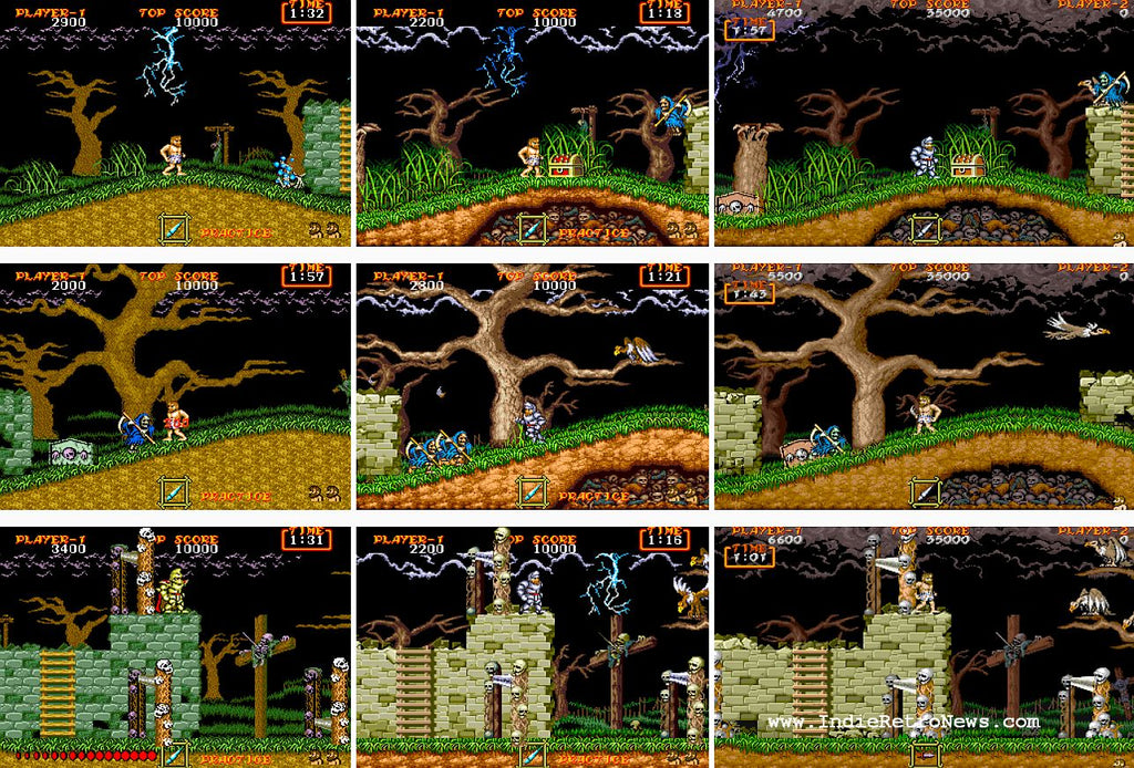 Ghouls 'N' Ghosts Sega Genesis Mega Drive Video Game Cartridge