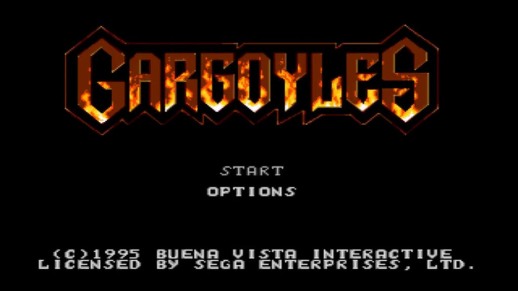 Gargoyles Sega Genesis Mega Drive Video Game Cartridge