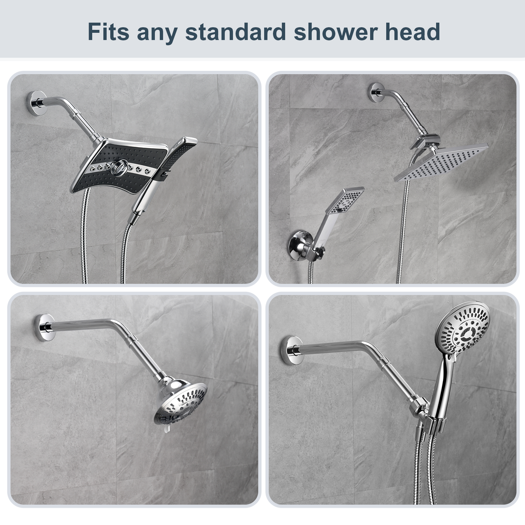 Shower extention pipe for Rain and Handheld Shower Head, 4 & 6 Inch