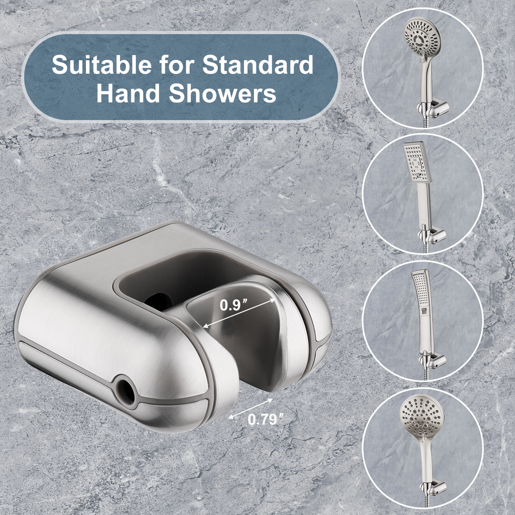 Hand Shower Wall Bracket,Universal 1/2 in Male Female Shower Hose Holder