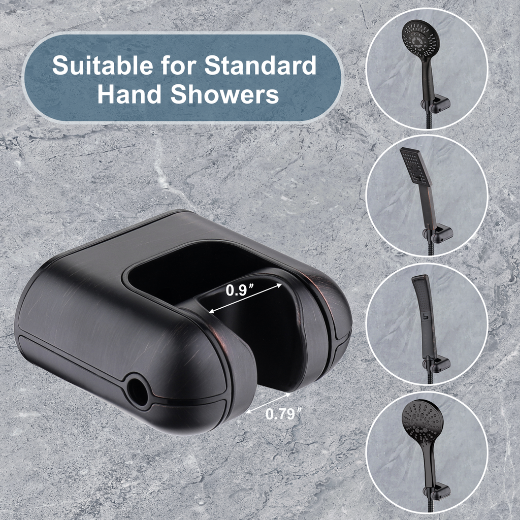 Hand Shower Wall Bracket,Universal 1/2 in Male Female Shower Hose Holder